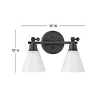 Hinkley Lighting - Arti Vanity - 51180BK - Canada Light Shop