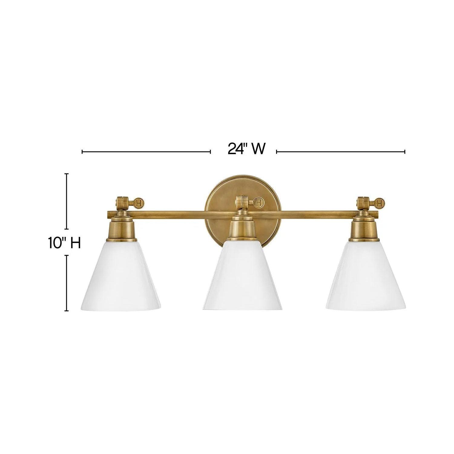 Hinkley Lighting - Arti Vanity - 51180BK - Canada Light Shop