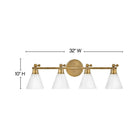 Hinkley Lighting - Arti Vanity - 51180BK - Canada Light Shop
