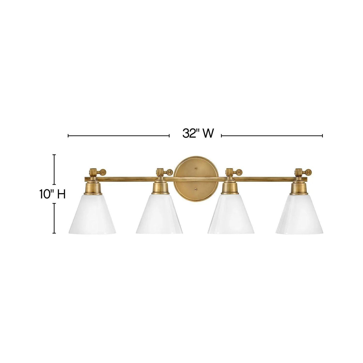 Hinkley Lighting - Arti Vanity - 51180BK - Canada Light Shop