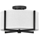Hinkley Lighting - Axis 14-Inch Semi-Flush Mount - 41706BK - Canada Light Shop