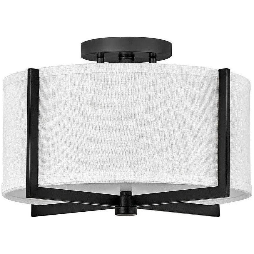 Hinkley Lighting - Axis 14-Inch Semi-Flush Mount - 41706BK - Canada Light Shop