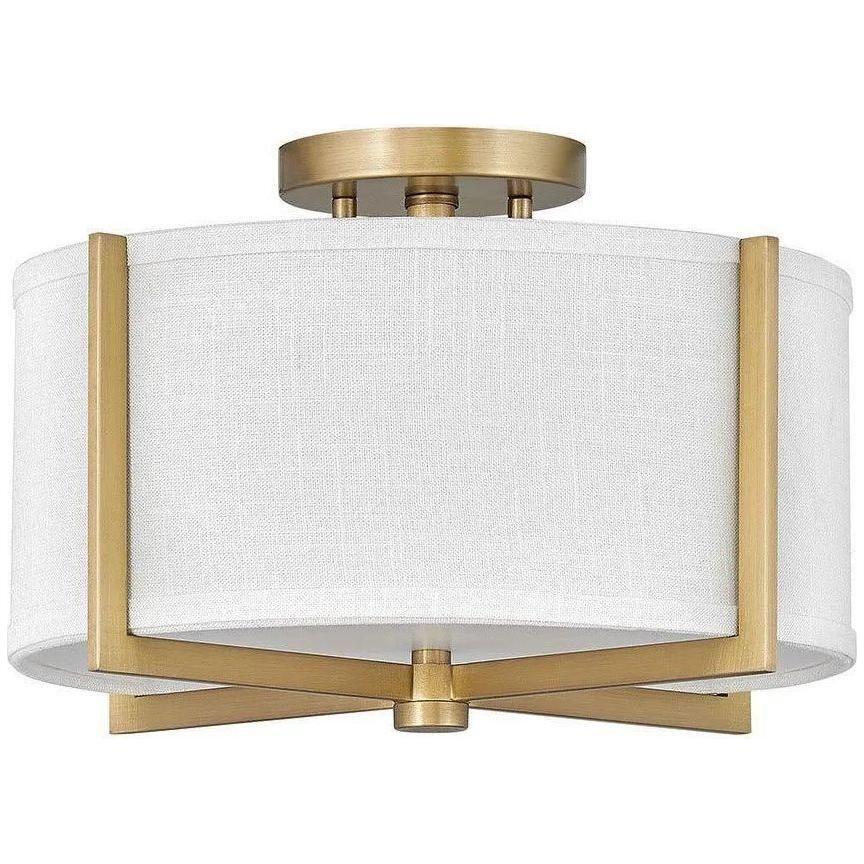 Hinkley Lighting - Axis 14-Inch Semi-Flush Mount - 41706HB - Canada Light Shop