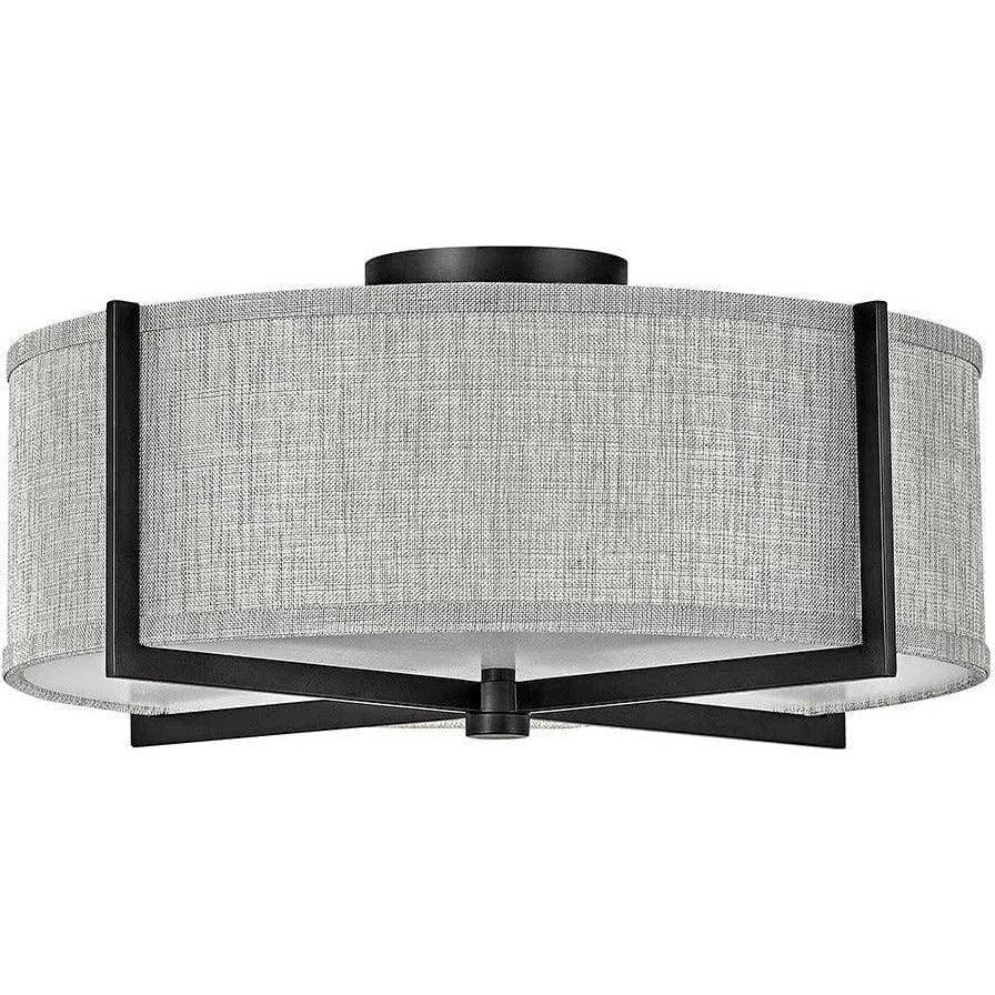 Hinkley Lighting - Axis 19-Inch Semi-Flush Mount - 41707BK - Canada Light Shop
