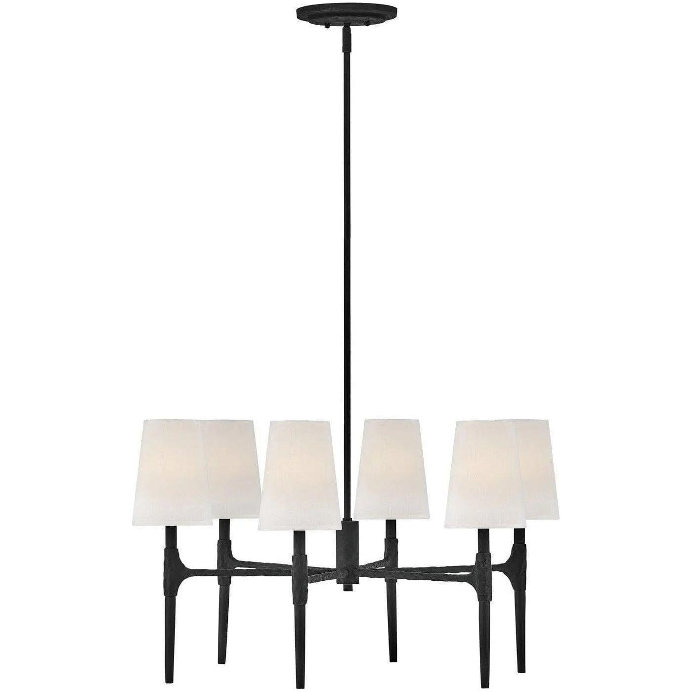 Hinkley Lighting - Beaumont 28-Inch Chandelier - 4466BK - Canada Light Shop