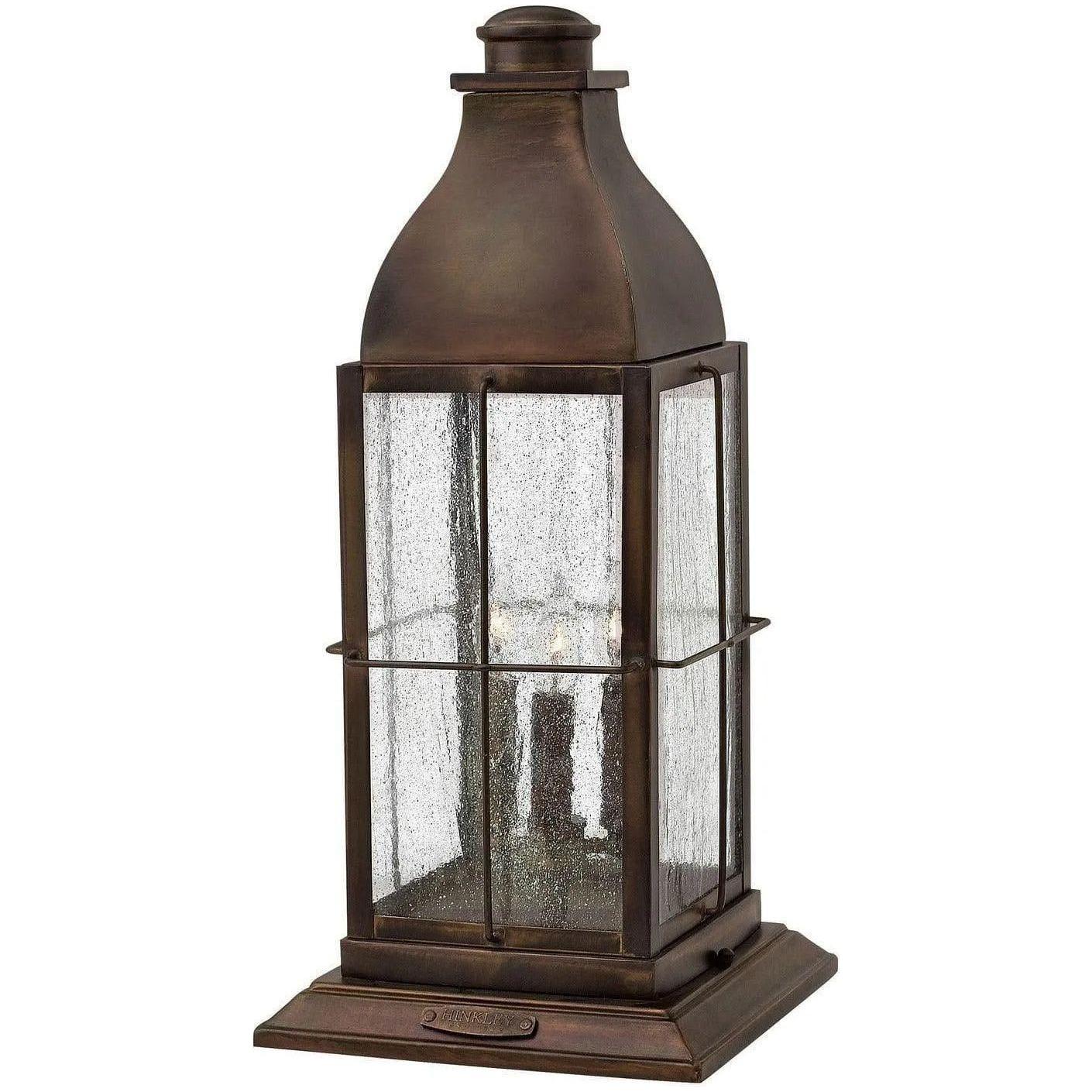 Hinkley Lighting - Bingham 22-Inch Outdoor Pier Mount - 2047SN - Canada Light Shop