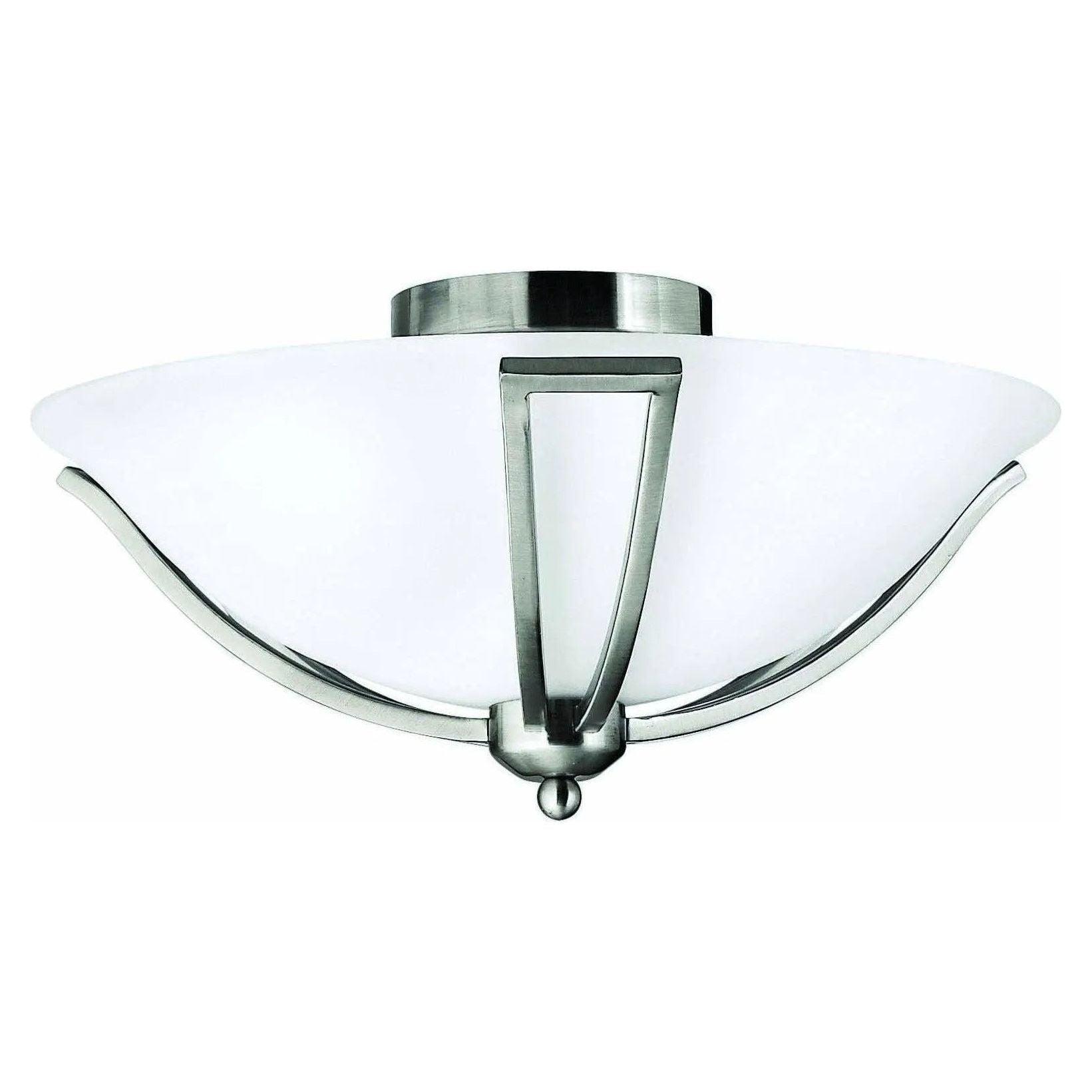Hinkley Lighting - Bolla 16-Inch Semi-Flush Mount - 4660BN-LED - Canada Light Shop
