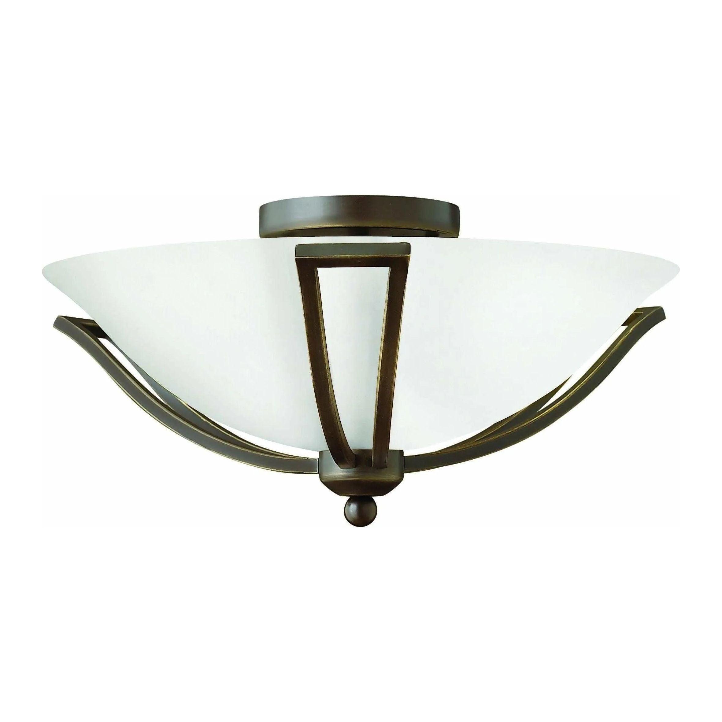 Hinkley Lighting - Bolla 16-Inch Semi-Flush Mount - 4660OB-OP-LED - Canada Light Shop