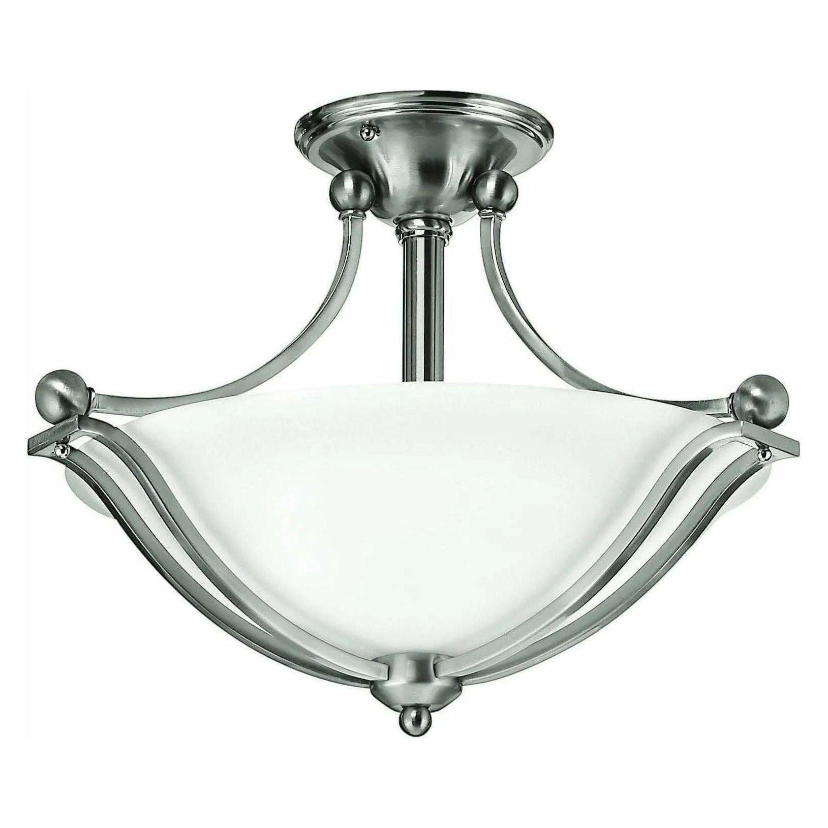 Hinkley Lighting - Bolla 19-Inch Semi-Flush Mount - 4651BN-LED - Canada Light Shop