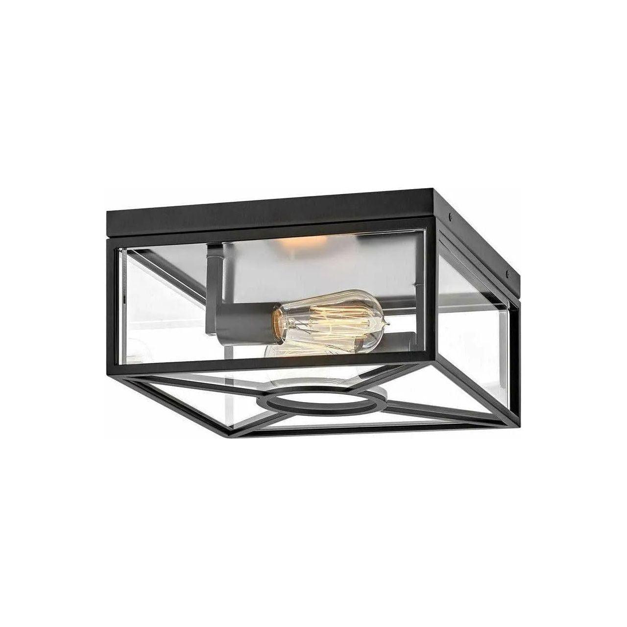 Hinkley Lighting - Brixton Flush Mount - 18373BK - Canada Light Shop