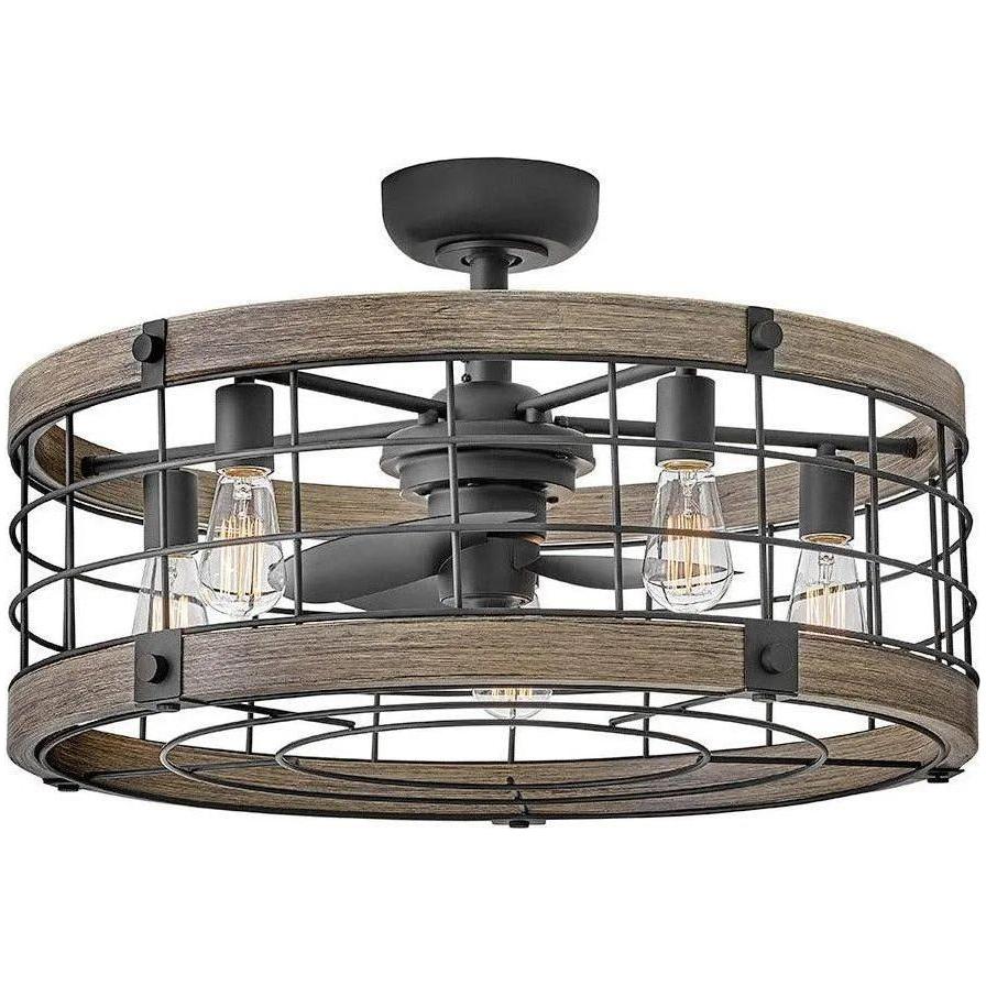 Hinkley Lighting - Bryce LED Fandelier - 904627FMB-LIA - Canada Light Shop