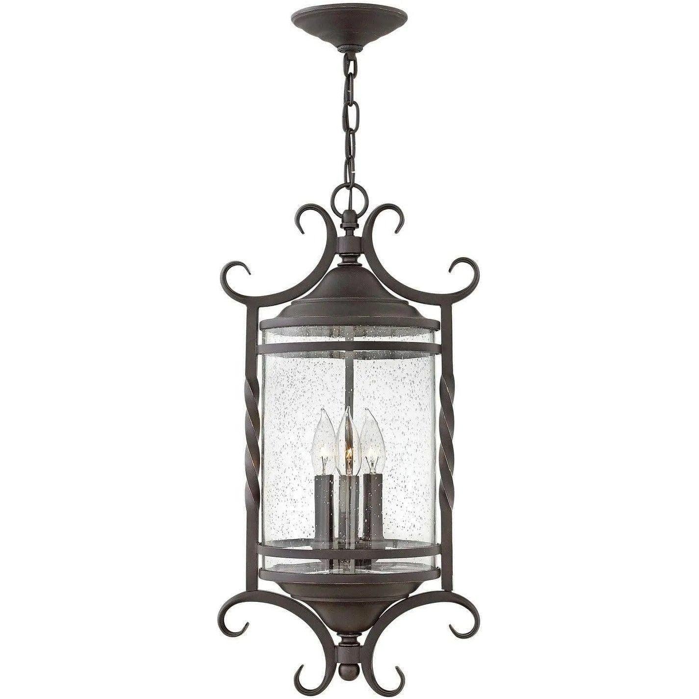 Hinkley Lighting - Casa 12-Inch Outdoor Hanging Lantern - 1147OL-CL - Canada Light Shop