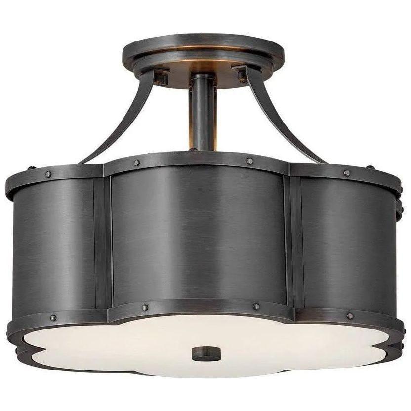 Hinkley Lighting - Chance 14-Inch Semi-Flush Mount - 4443BLB - Canada Light Shop