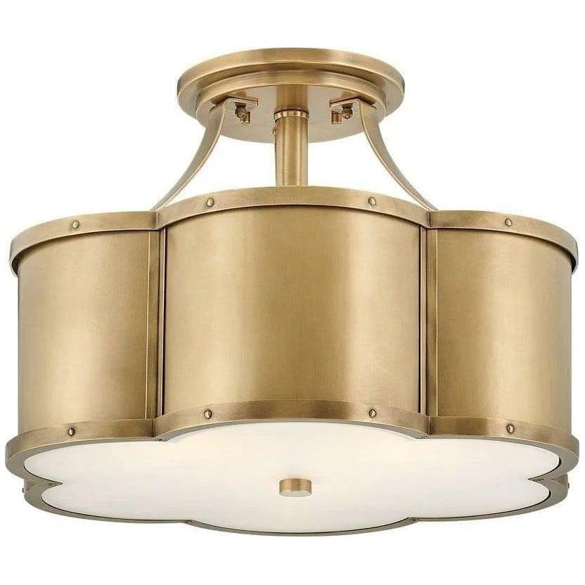 Hinkley Lighting - Chance Semi-Flush Mount - 4444HB - Canada Light Shop
