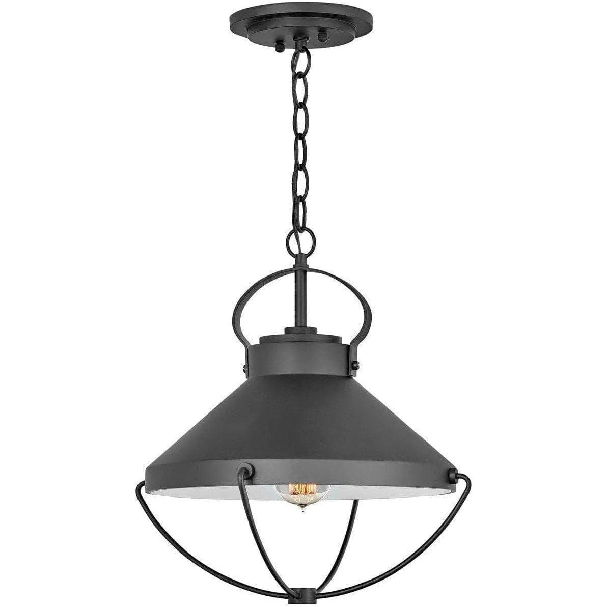 Hinkley Lighting - Crew 15-Inch Outdoor Hanging Lantern - 2692BK - Canada Light Shop