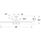 Hinkley Lighting - Croft Ceiling Fan - 904042FBN-LIA - Canada Light Shop