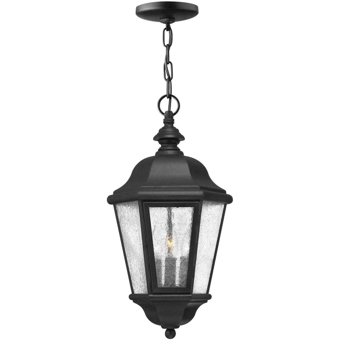Hinkley Lighting - Edgewater 10-Inch Outdoor Hanging Lantern - 1672BK - Canada Light Shop