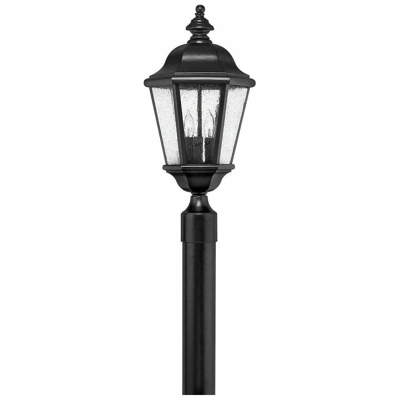 Hinkley Lighting - Edgewater 12V LED Post Top or Pier Mount Lantern - 1671BK-LV - Canada Light Shop