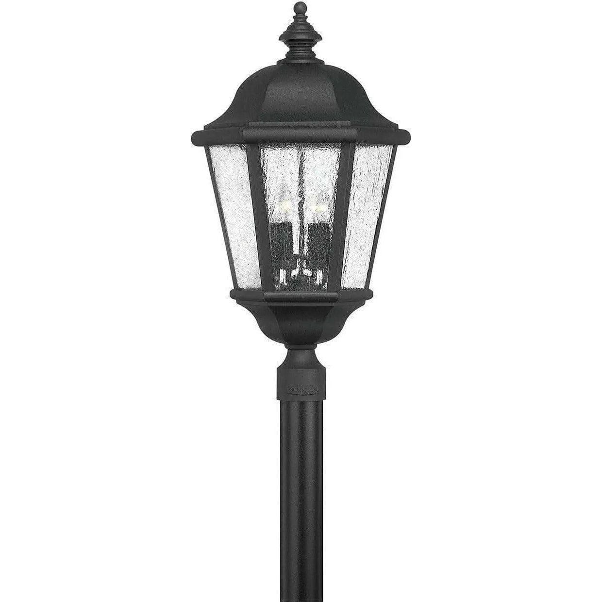 Hinkley Lighting - Edgewater 12V LED Post Top or Pier Mount Lantern - 1677BK-LV - Canada Light Shop