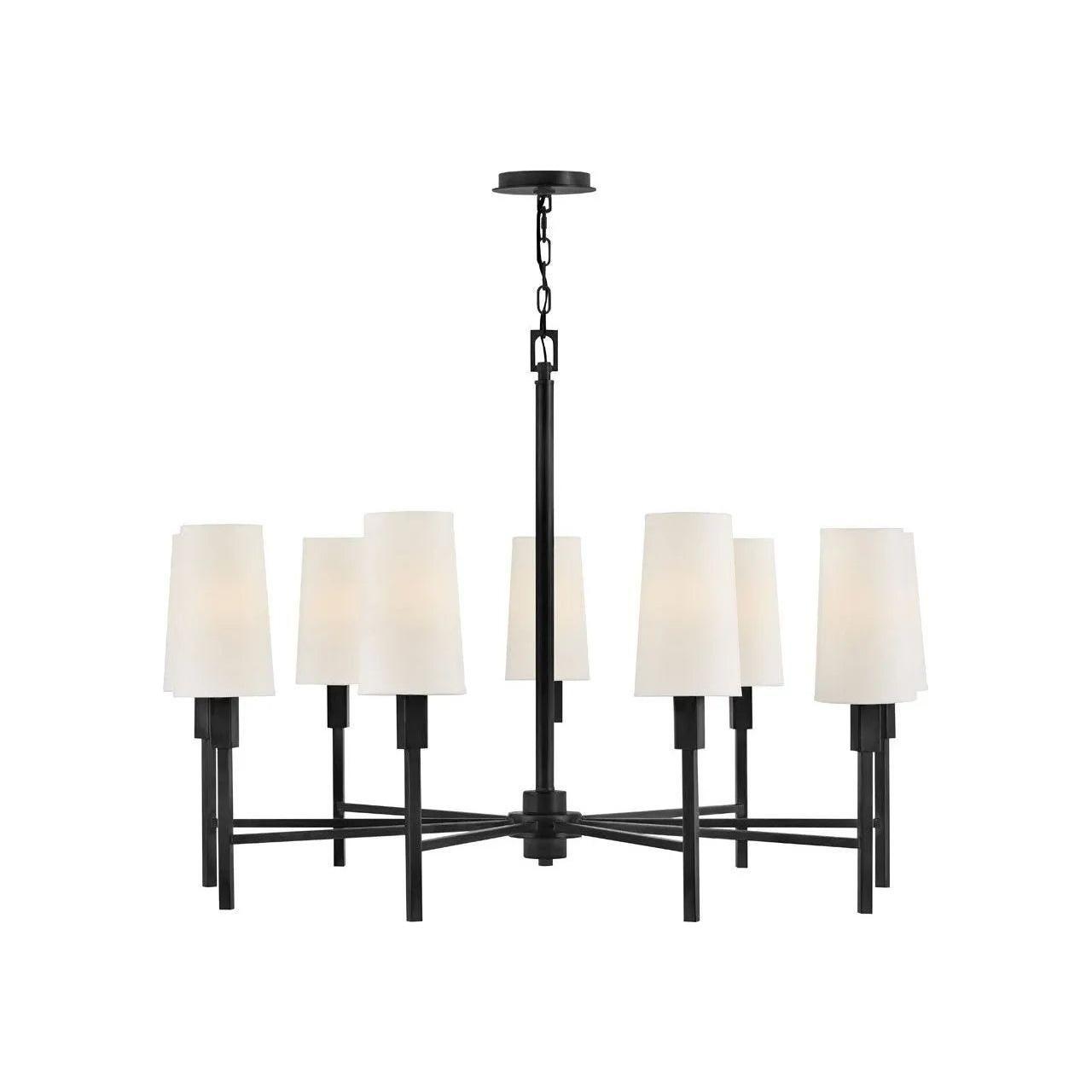 Hinkley Lighting - Fenwick LED Chandelier - 46456BK - Canada Light Shop