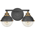 Hinkley Lighting - Fletcher 16-Inch Two Light Bath - 5172BK - Canada Light Shop