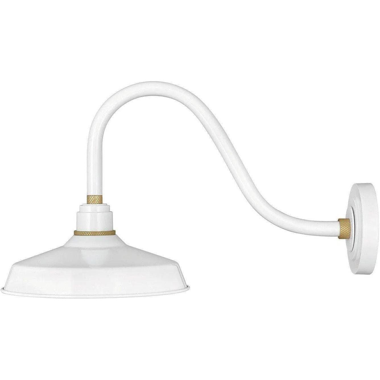 Hinkley Lighting - Foundry Classic 14-Inch Outdoor Wall Mount - 10342GW - Canada Light Shop