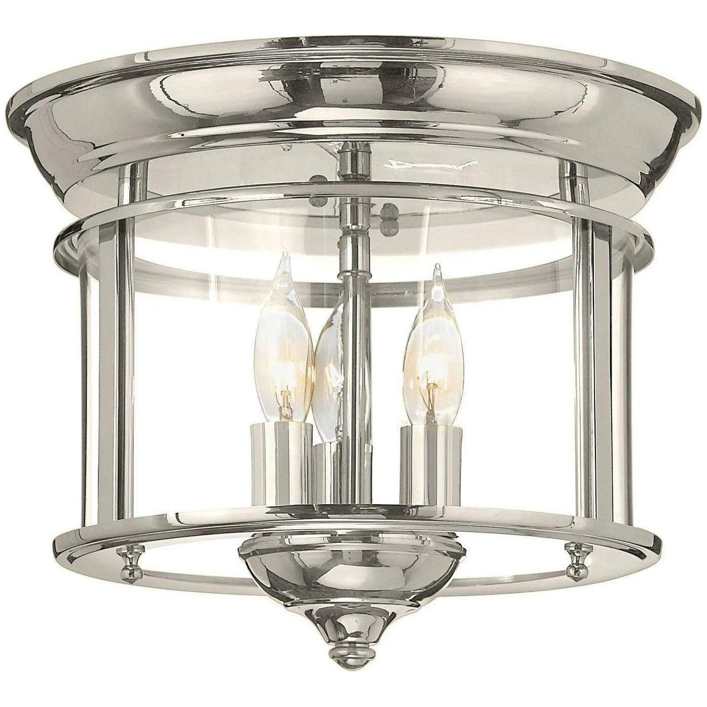 Hinkley Lighting - Gentry 11-Inch Flush Mount - 3473PN - Canada Light Shop