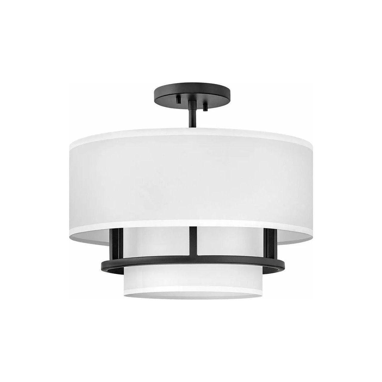 Hinkley Lighting - Graham Semi-Flush Mount - 38893BK - Canada Light Shop