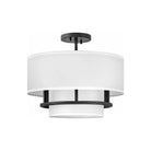Hinkley Lighting - Graham Semi-Flush Mount - 38893BK - Canada Light Shop
