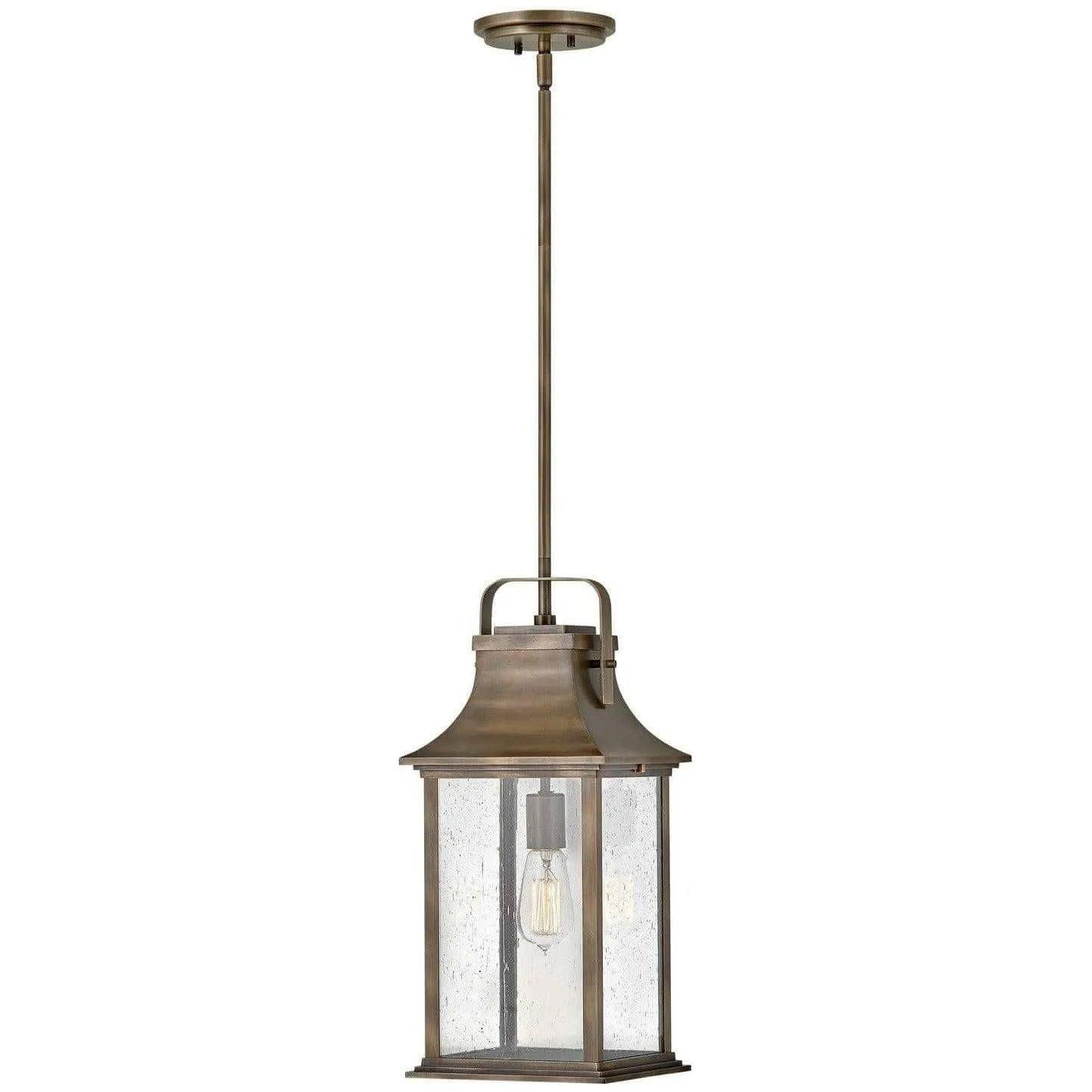 Hinkley Lighting - Grant 8-Inch Outdoor Hanging Lantern - 2392BU - Canada Light Shop