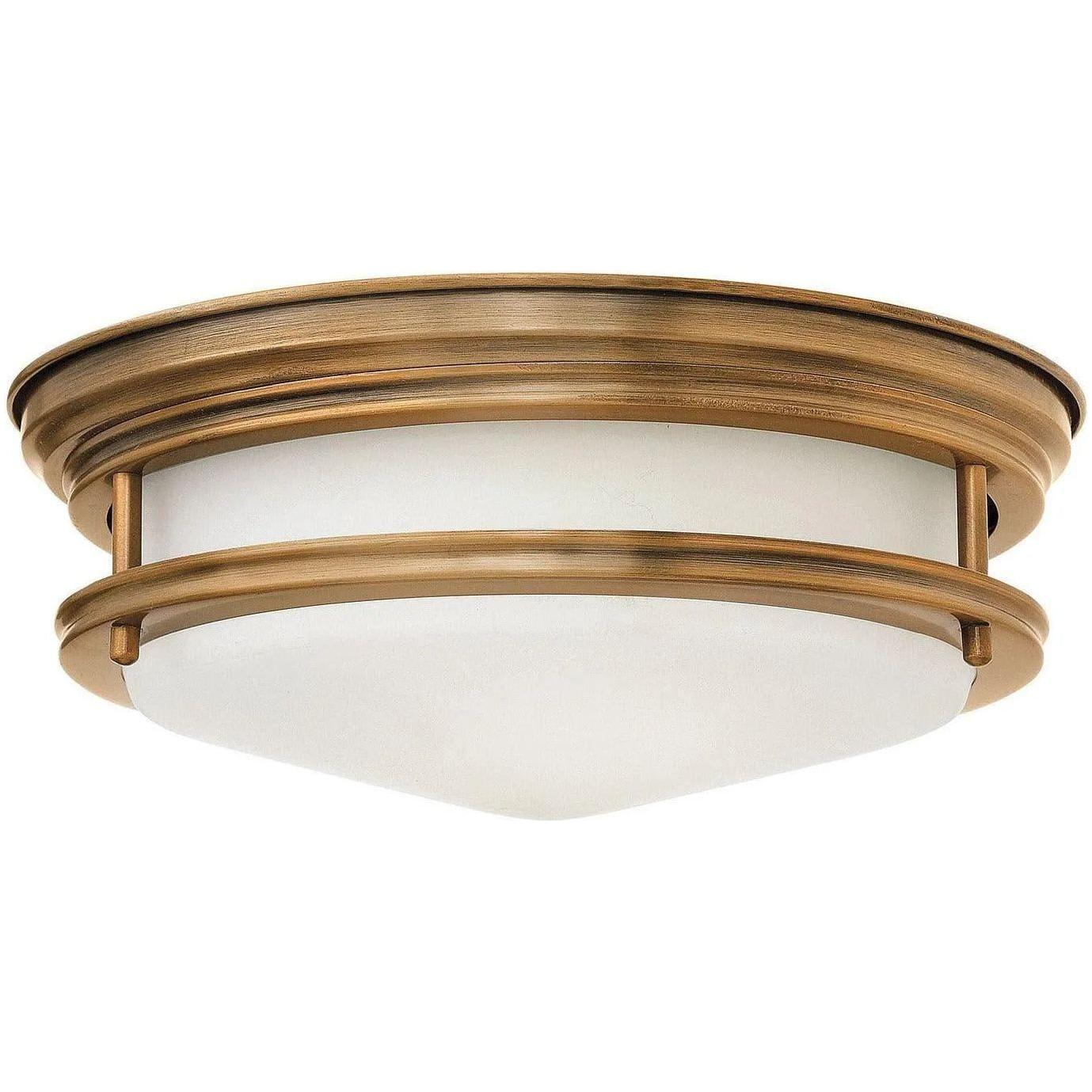 Hinkley Lighting - Hadley 12-Inch Flush Mount - 3302BR - Canada Light Shop
