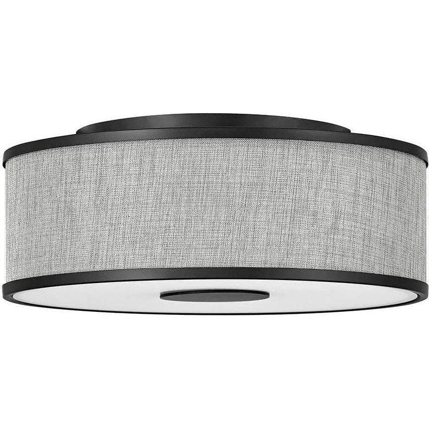 Hinkley Lighting - Halo 18-Inch Flush Mount - 42007BK - Canada Light Shop