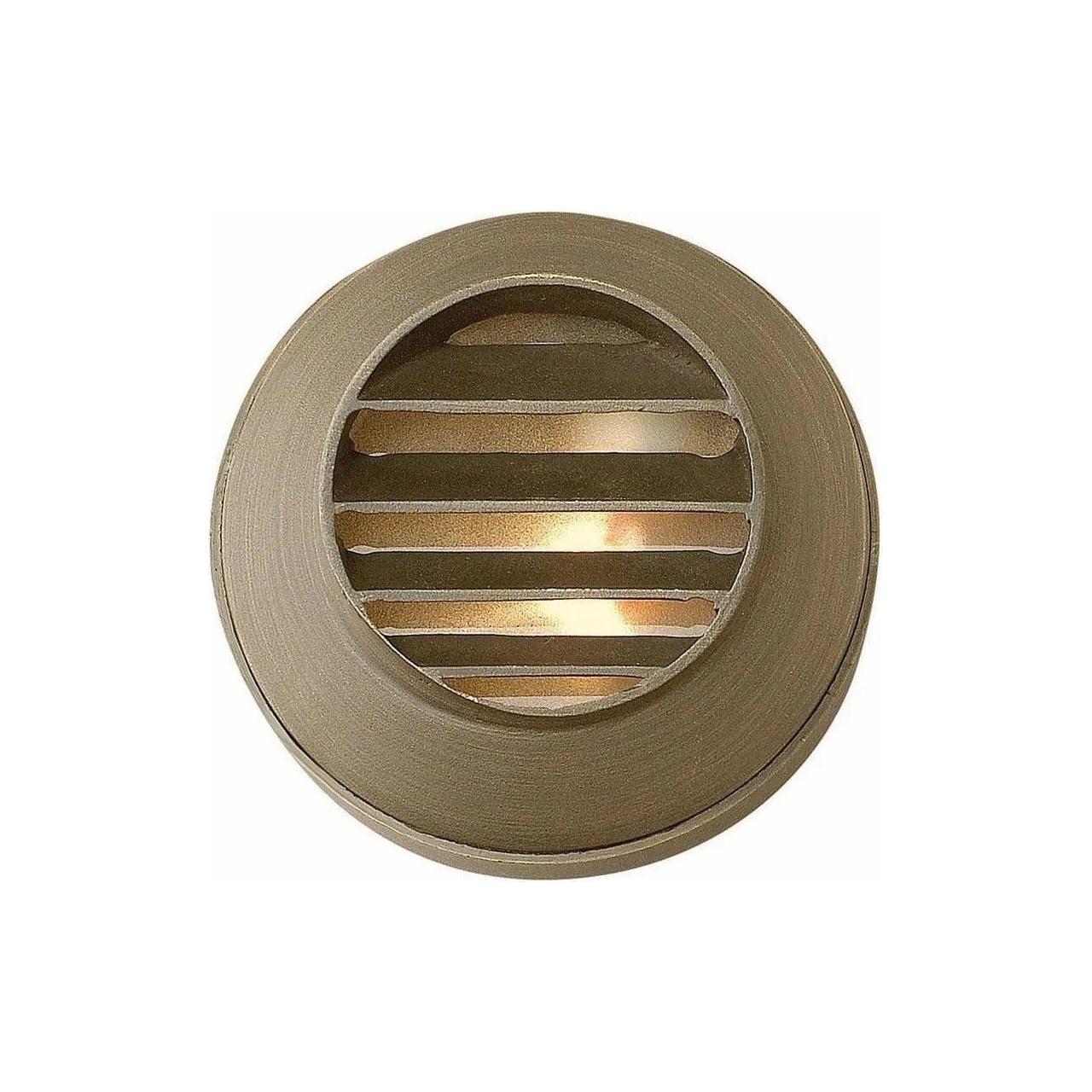 Hinkley Lighting - Hardy Island Round Louvered LED Deck Light - 16804MZ-LL - Canada Light Shop