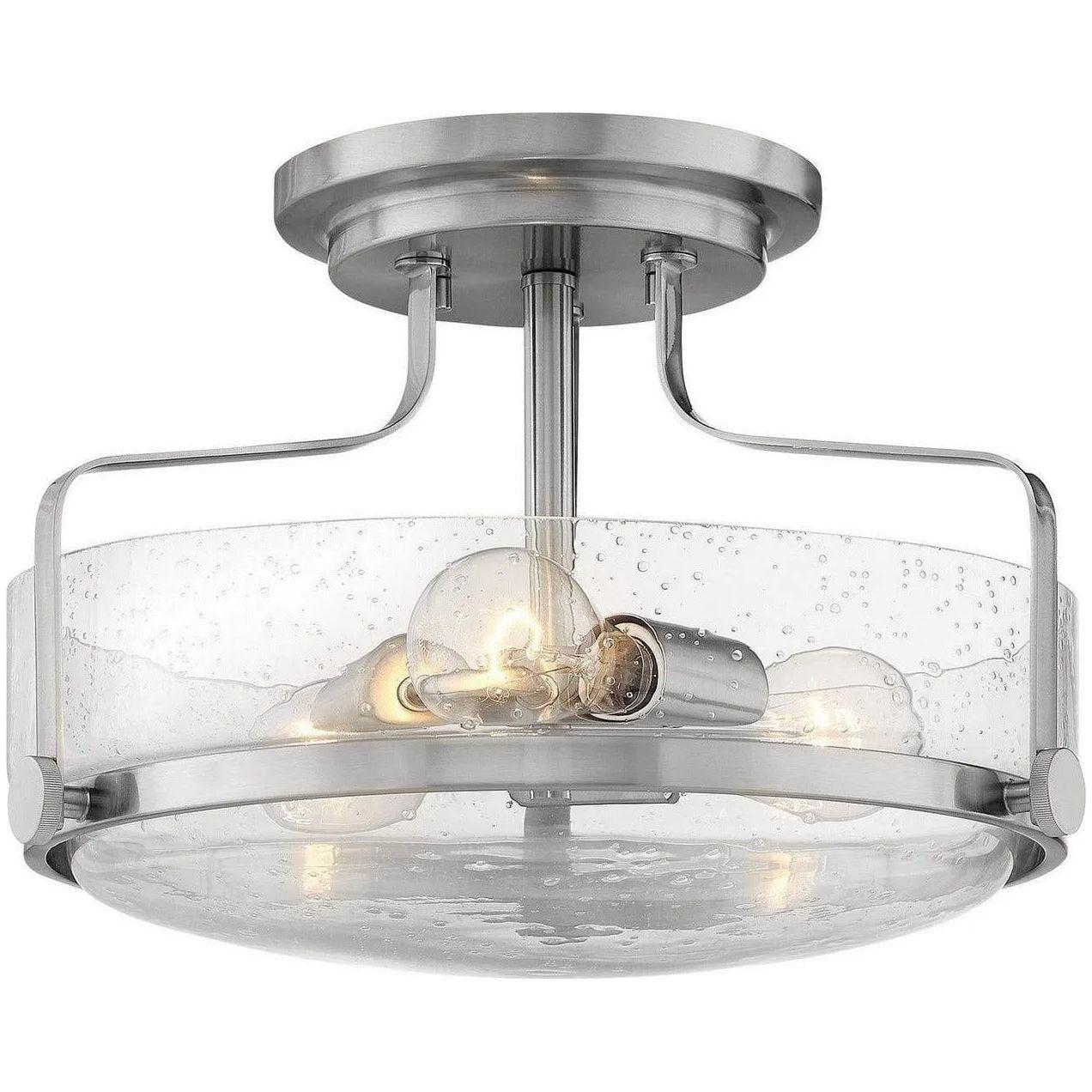 Hinkley Lighting - Harper 14-Inch Semi-Flush Mount - 3641BN-CS - Canada Light Shop