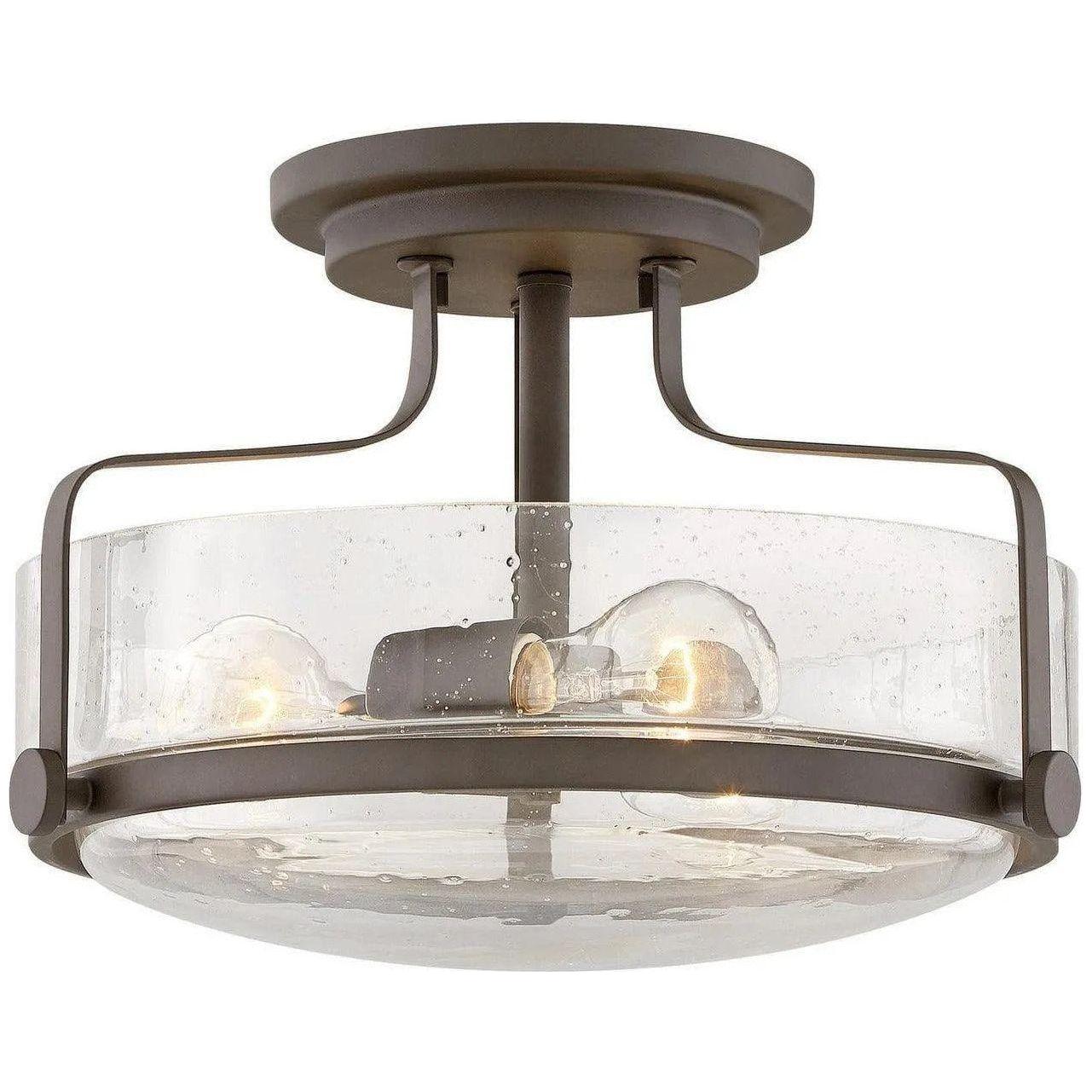 Hinkley Lighting - Harper 14-Inch Semi-Flush Mount - 3641OZ-CS - Canada Light Shop