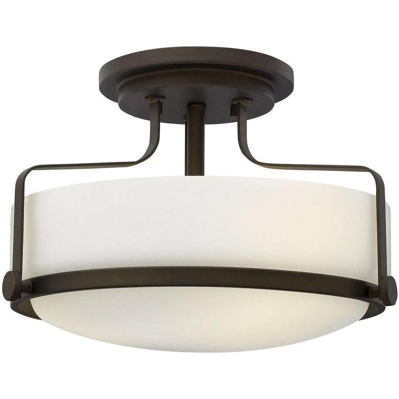 Hinkley Lighting - Harper 14-Inch Semi-Flush Mount - 3641OZ - Canada Light Shop