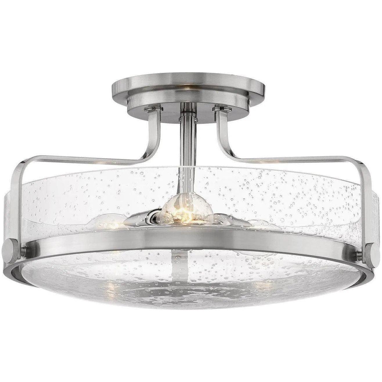 Hinkley Lighting - Harper 18-Inch Semi-Flush Mount - 3643BN-CS - Canada Light Shop