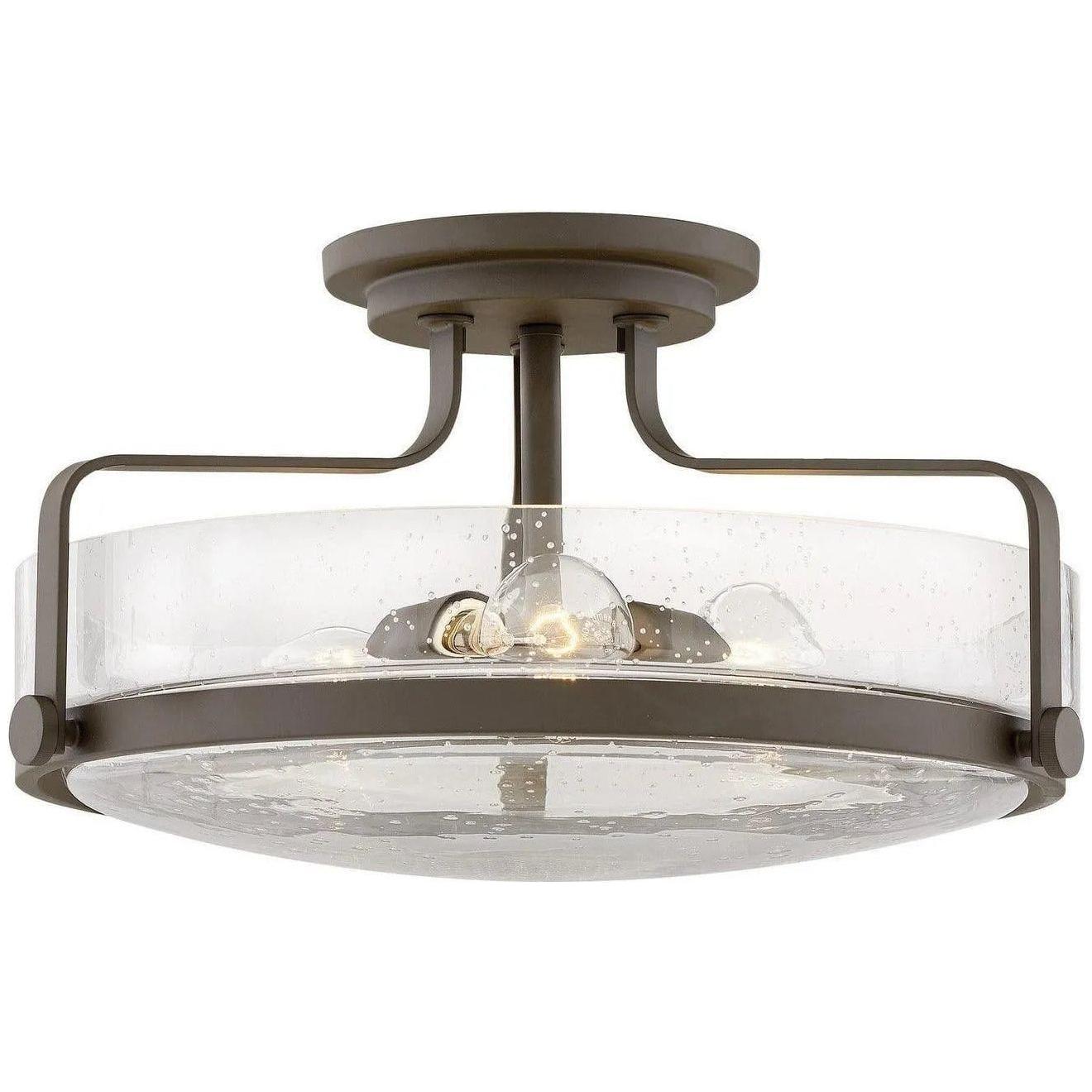 Hinkley Lighting - Harper 18-Inch Semi-Flush Mount - 3643OZ-CS - Canada Light Shop