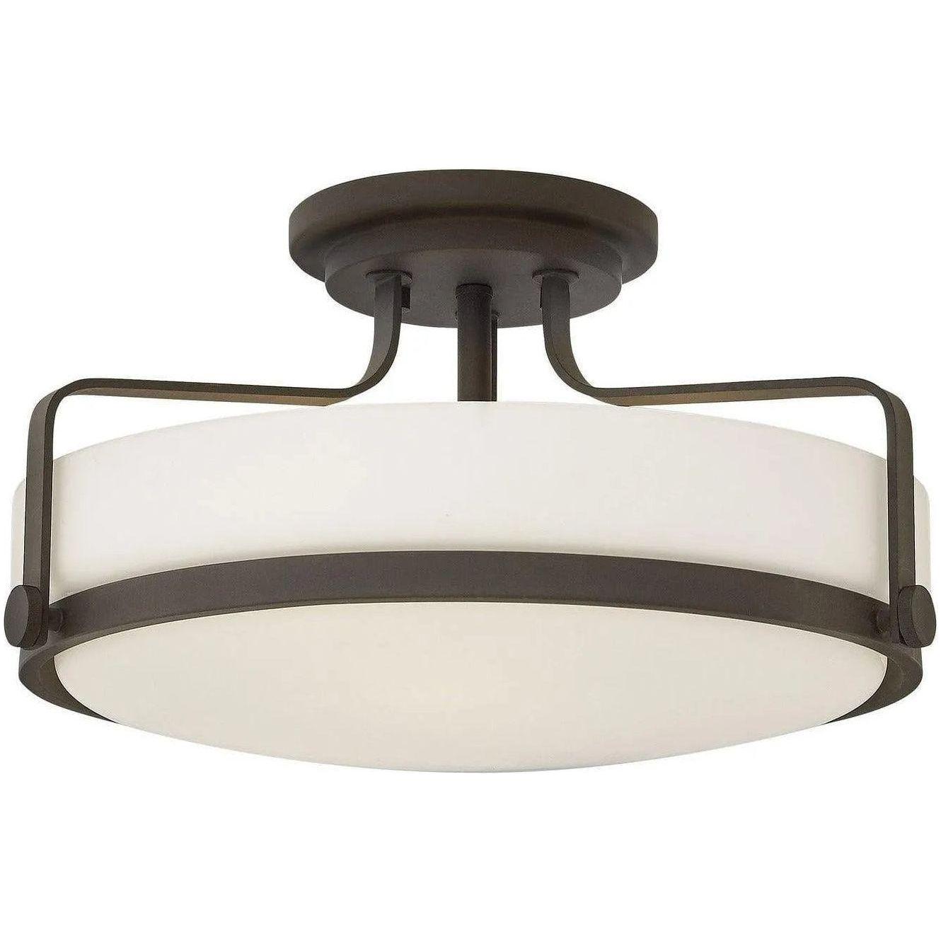 Hinkley Lighting - Harper 18-Inch Semi-Flush Mount - 3643OZ - Canada Light Shop