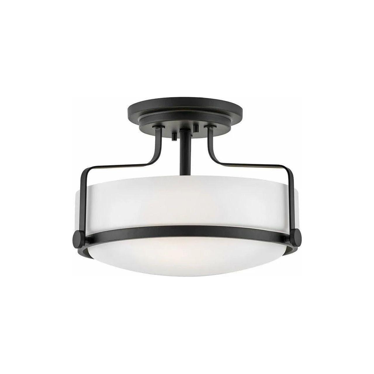 Hinkley Lighting - Harper Semi-Flush Mount - 3641BK - Canada Light Shop