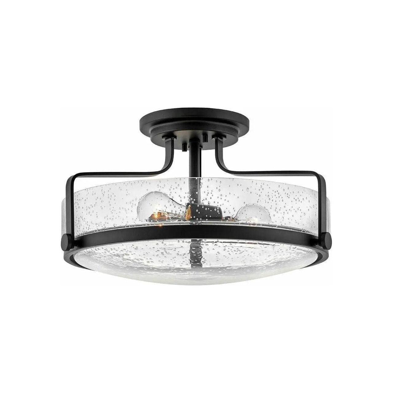 Hinkley Lighting - Harper Semi-Flush Mount - 3643BK-CS - Canada Light Shop