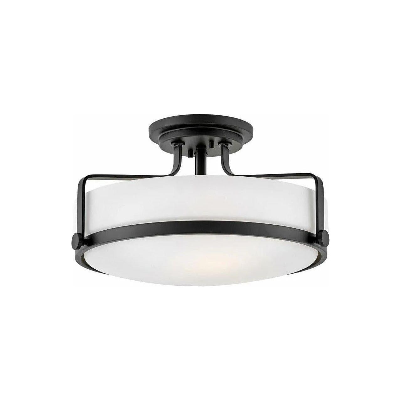 Hinkley Lighting - Harper Semi-Flush Mount - 3643BK - Canada Light Shop
