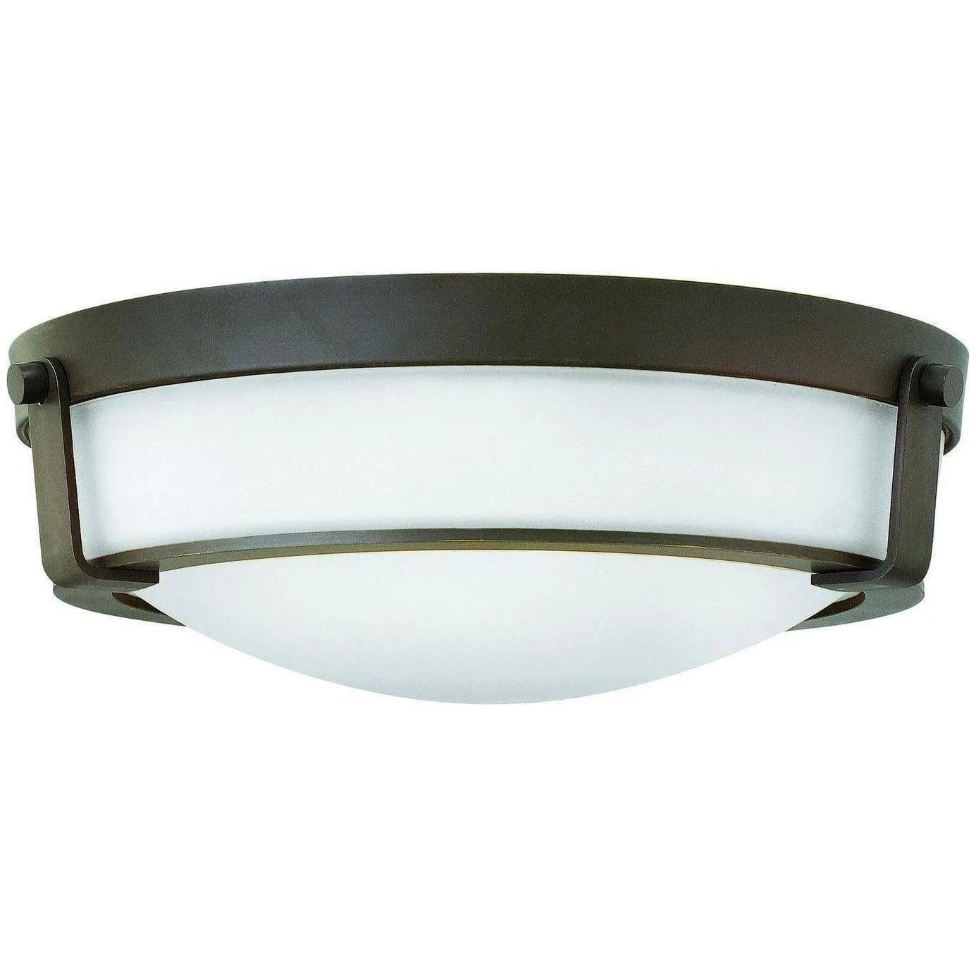 Hinkley Lighting - Hathaway 16-Inch Flush Mount - 3225OB-WH-LED - Canada Light Shop
