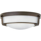 Hinkley Lighting - Hathaway 16-Inch Flush Mount - 3225OB-WH - Canada Light Shop