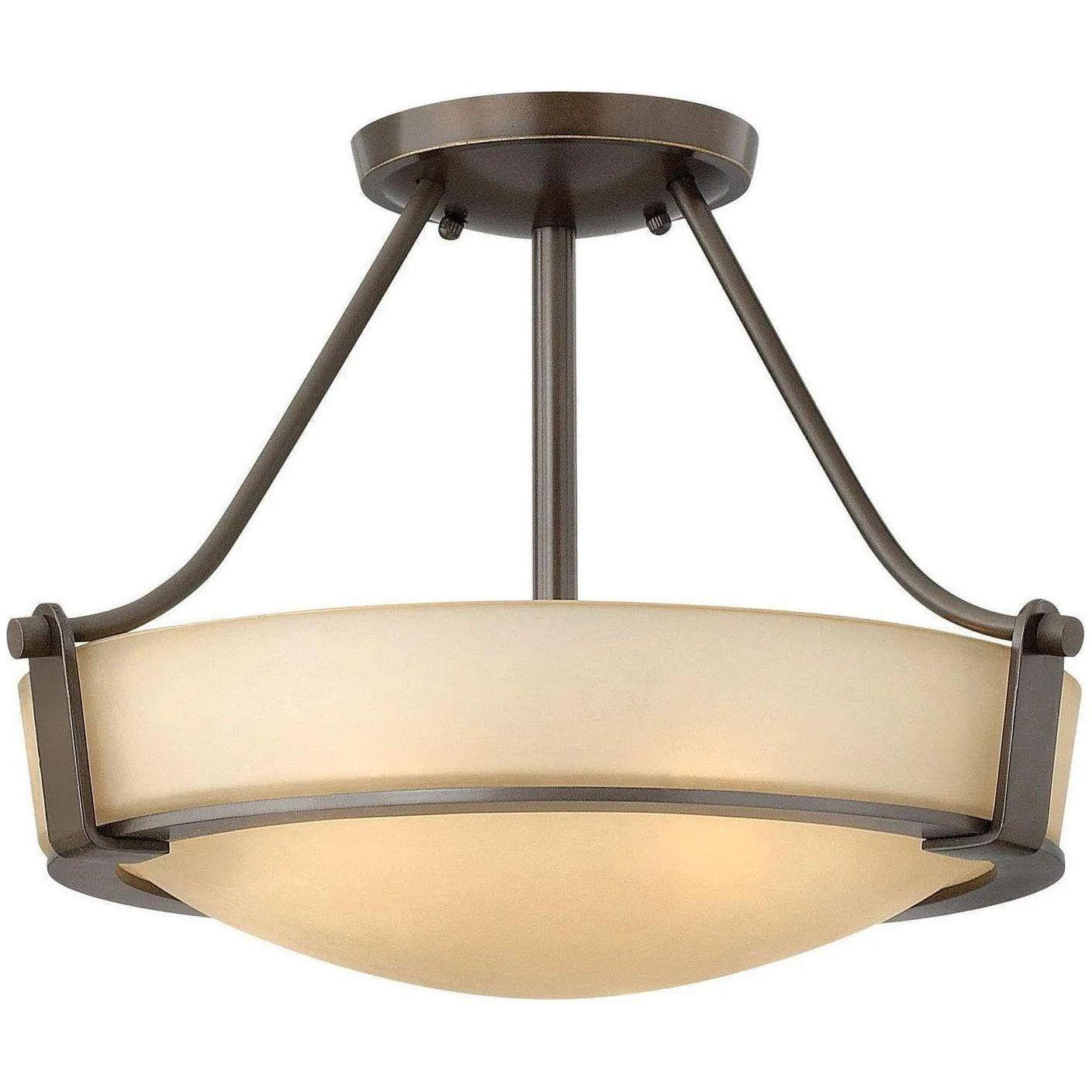 Hinkley Lighting - Hathaway 16-Inch Semi-Flush Mount - 3220OB - Canada Light Shop