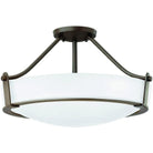 Hinkley Lighting - Hathaway 20-Inch Semi-Flush Mount - 3221OB-WH-LED - Canada Light Shop