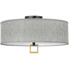 Hinkley Lighting - Link 23-Inch Semi-Flush Mount - 41809BK - Canada Light Shop