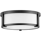 Hinkley Lighting - Lowell 13-Inch Flush Mount - 3241BK - Canada Light Shop
