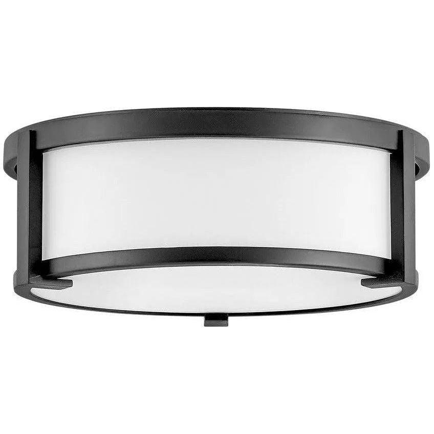 Hinkley Lighting - Lowell 13-Inch Flush Mount - 3241BK - Canada Light Shop