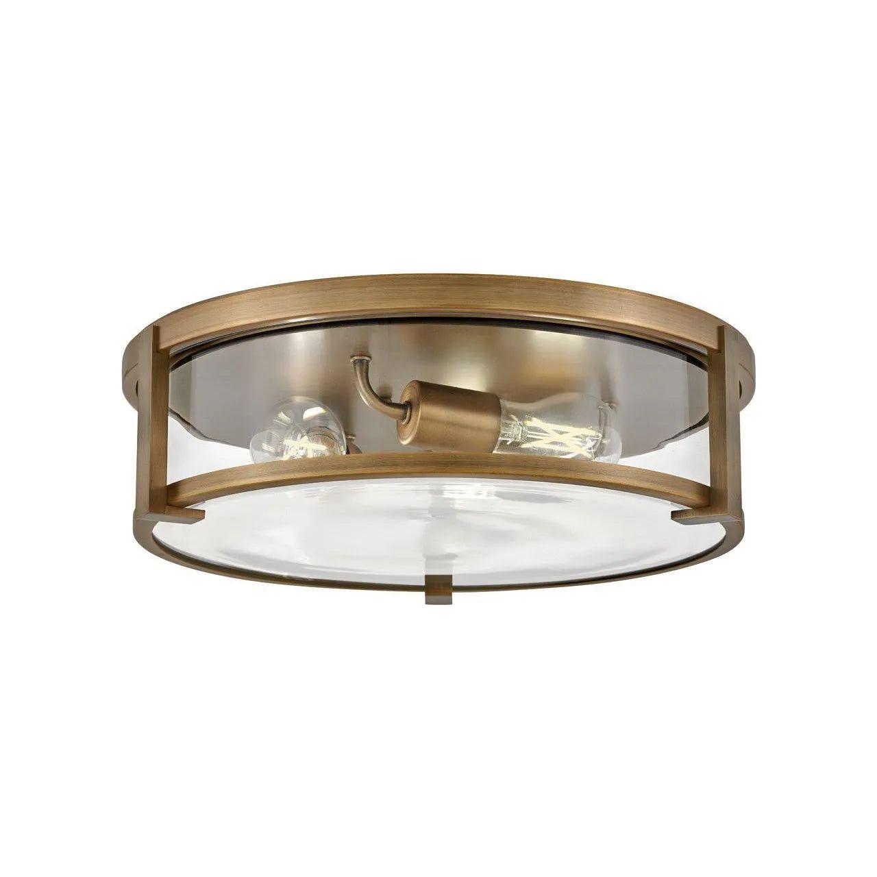 Hinkley Lighting - Lowell LED Flush Mount - 3243BR-CL - Canada Light Shop